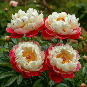 Пион Коралловый Каскад купить по цене от 490р. в интернет-магазине «Посадика» с доставкой почтой в в Зеяе и по всей России – [изображение №1].